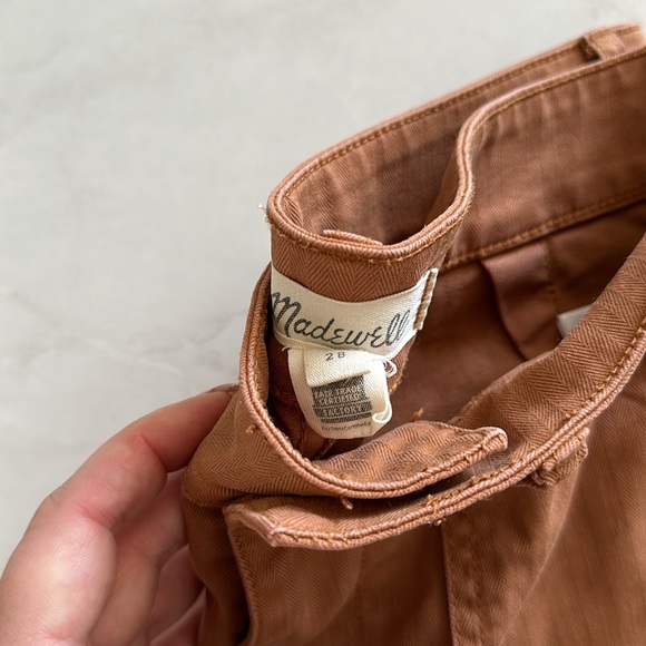Madewell Chinos, Relaxed Straight Leg, Slight Stretch, High Waist Size 28 EUC - Picture 4 of 8